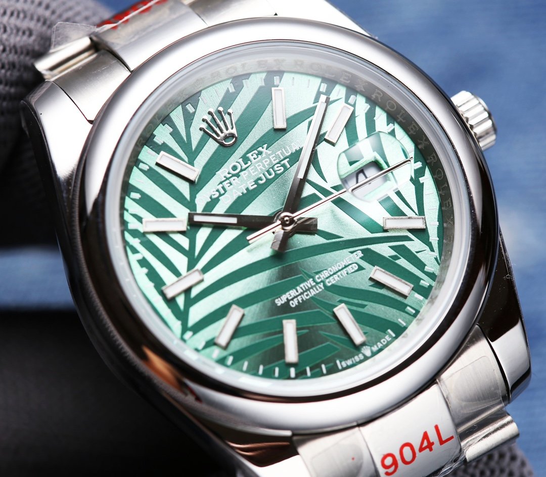 DATEJUST 41 STAINLESS STEEL CUSTOM GREEN DIAL