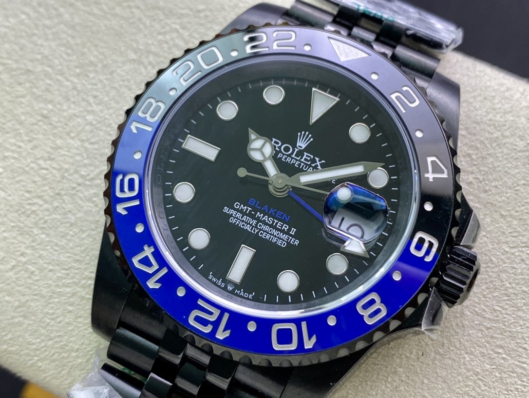 GMT-MASTER II BATMAN CUSTOM ALL BLACK