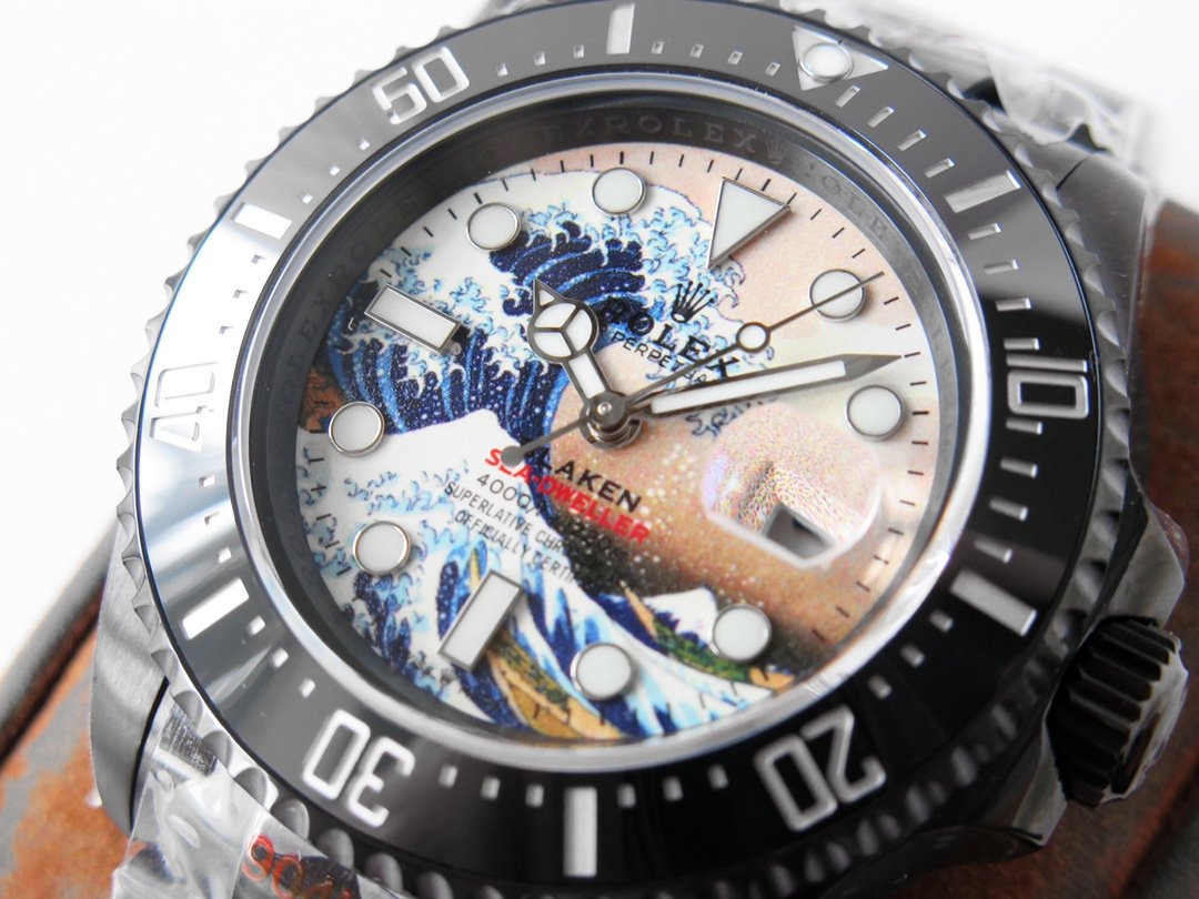 SEA-DWELLER DEEPSEA 44MM BLACK CUSTOM TSUNAMI DIAL