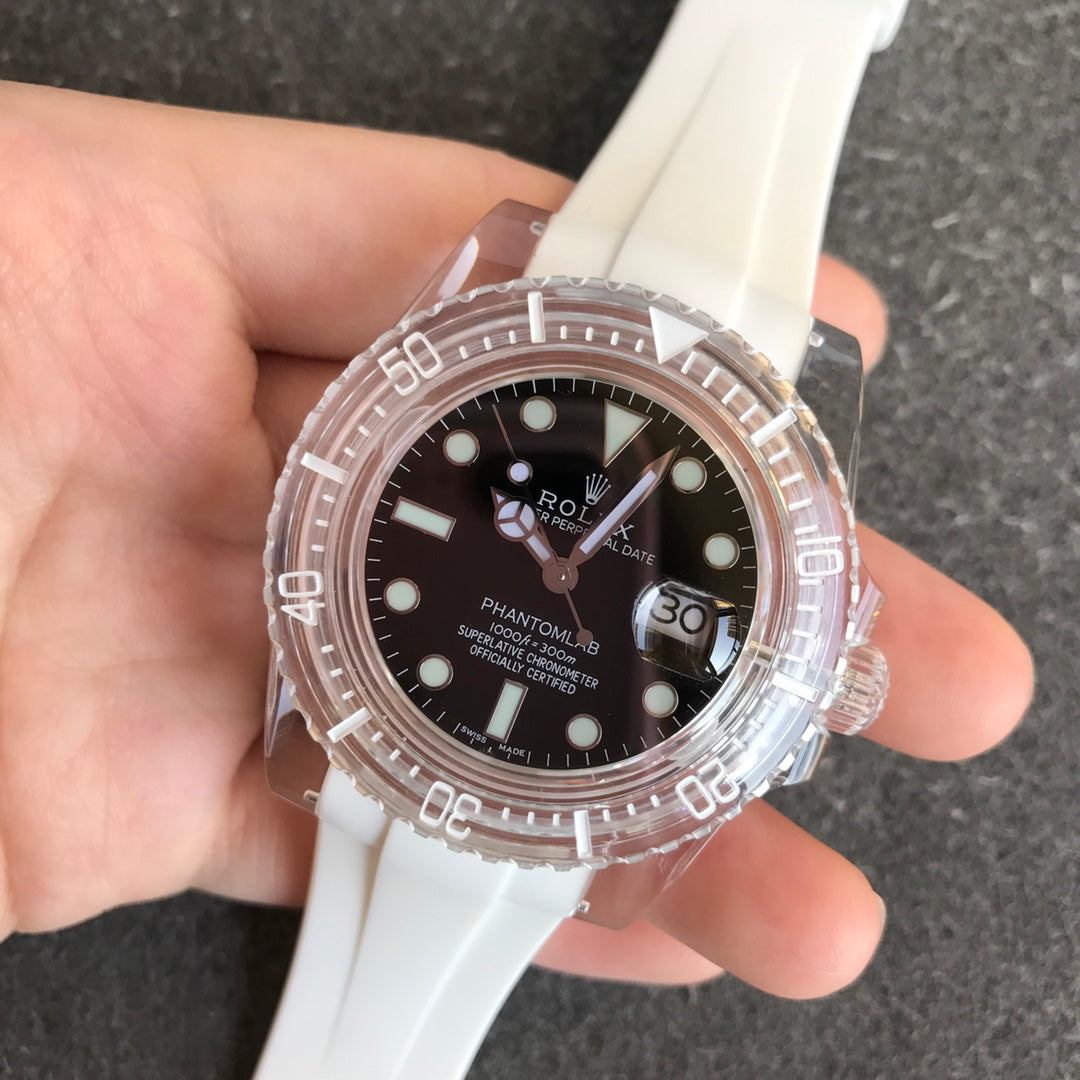 SUBMARINER DATE 40 CUSTOM SAPPHIRE BLACK DIAL