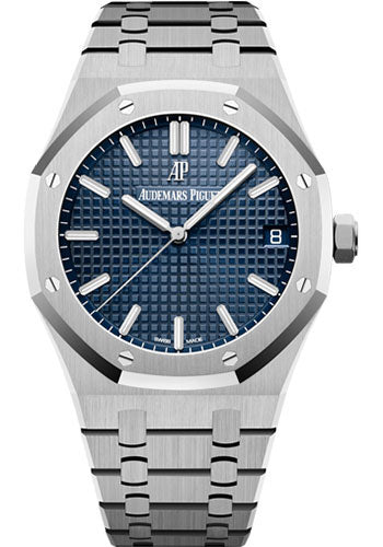 Audemars Piguet Royal Oak Selfwinding Watch - 41mm - Stainless Steel - Blue Dial - Calibre 4302 - 15500ST.OO.1220ST.01