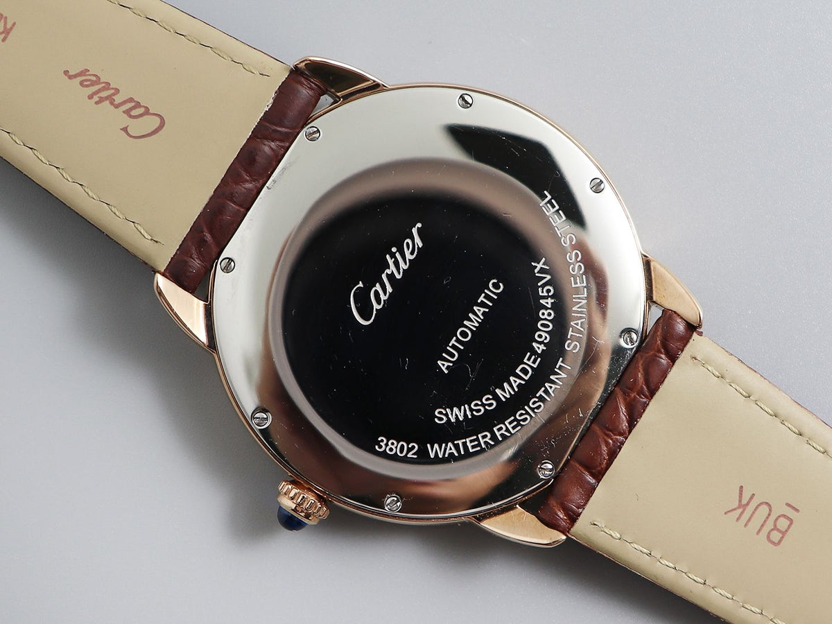 RONDE SOLO DE CARTIE 42MM ROSE GOLD WHITE DIAL