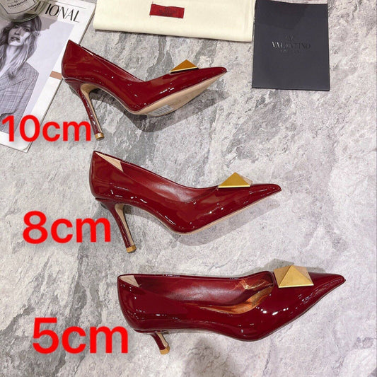 VT 25 Toe Pumps Red Patent Leather 340210