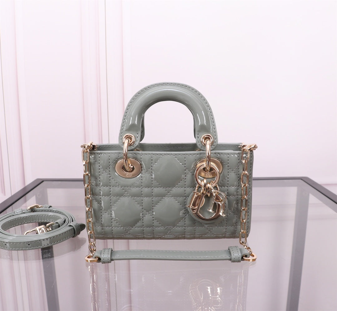 MICRO LADY D-JOY 16.5 ROCK GRAY LAMBSKIN
