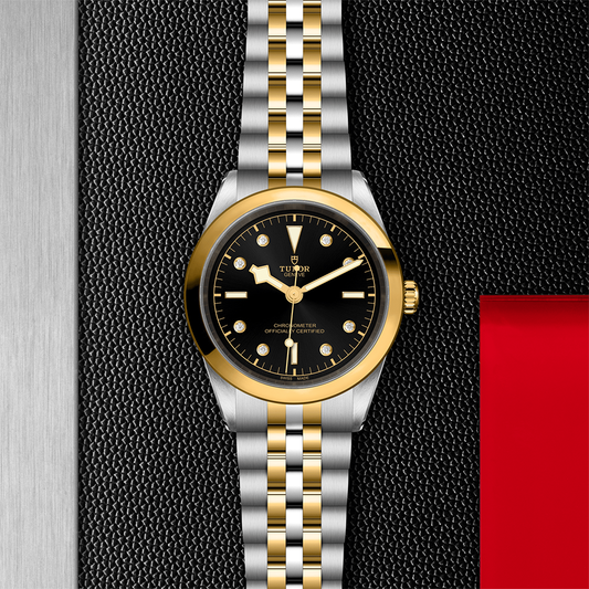 Black Bay One S&G 41mm - Black, Diamond-Set on Bracelet