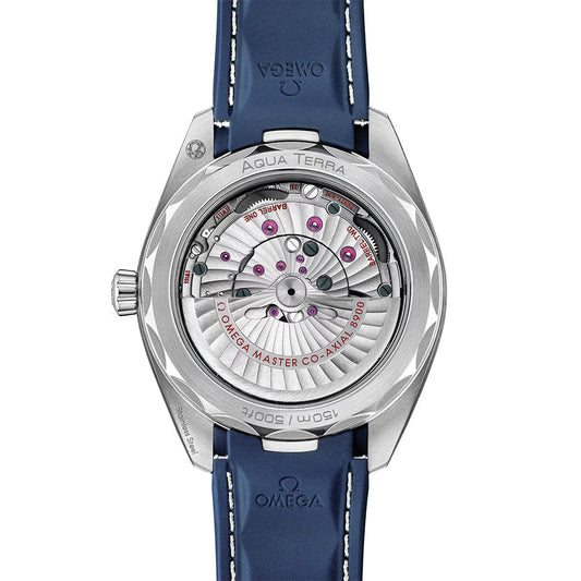 Seamaster Aqua Terra 150M 41mm - Blue on Rubber Strap
