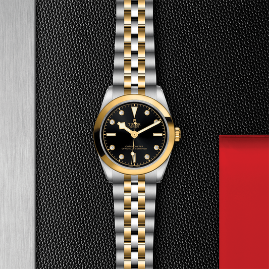 Black Bay One S&G 31mm - Black, Diamond-Set on Bracelet