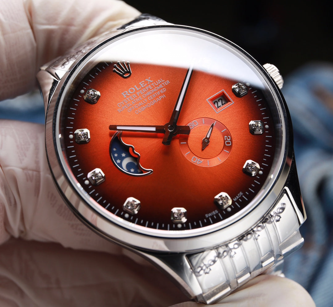 OYSTER PERPETUAL 39MM DOUBLE SAPPHIRE GLASS MIRROR