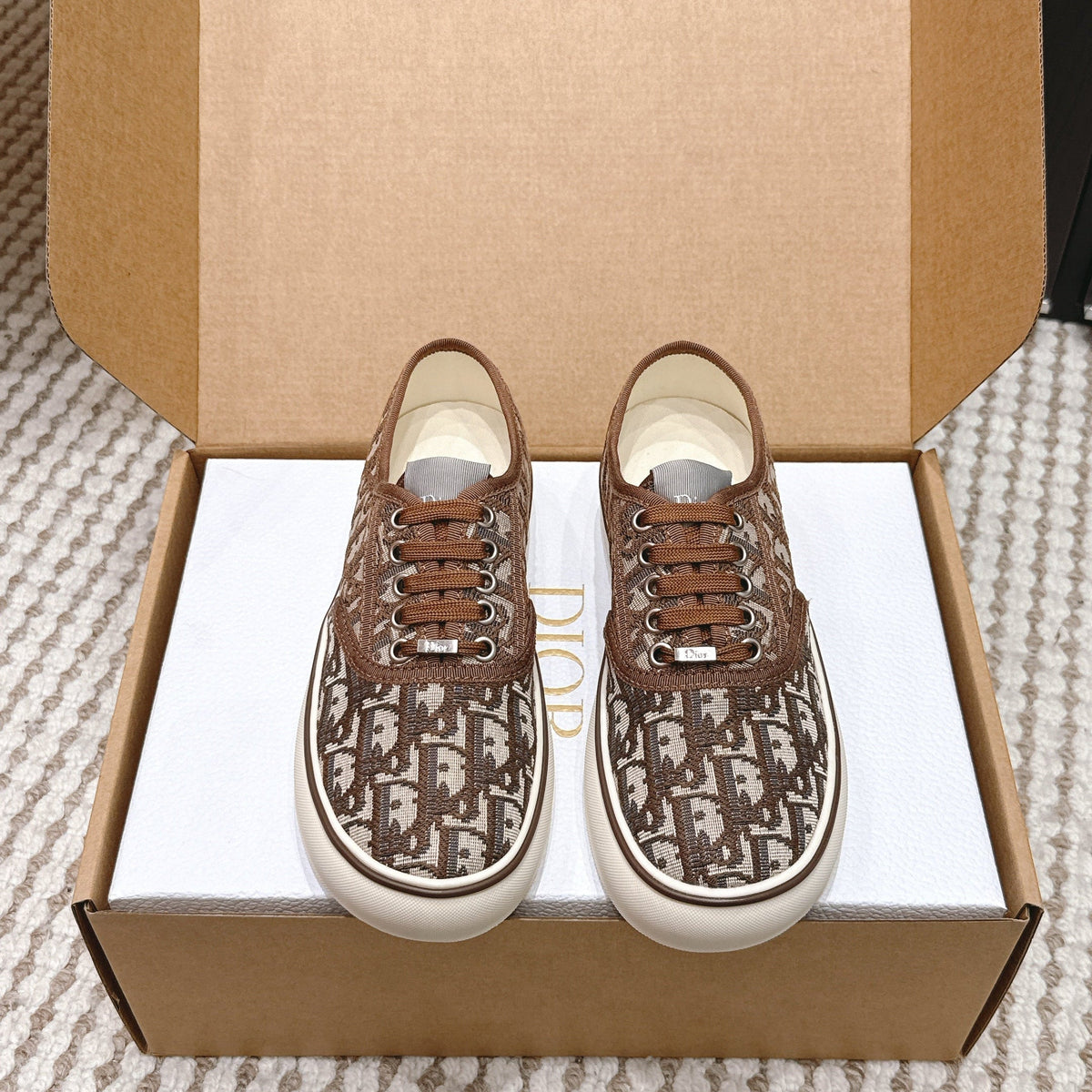 CD 26 Platform Sneaker Monogram Brown Canvas 632434