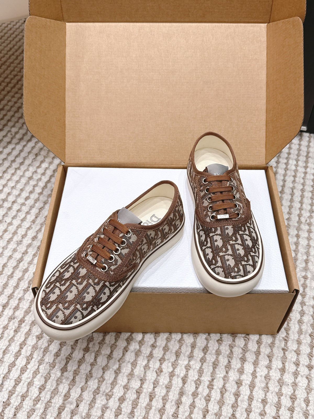CD 26 Platform Sneaker Monogram Brown Canvas 632434