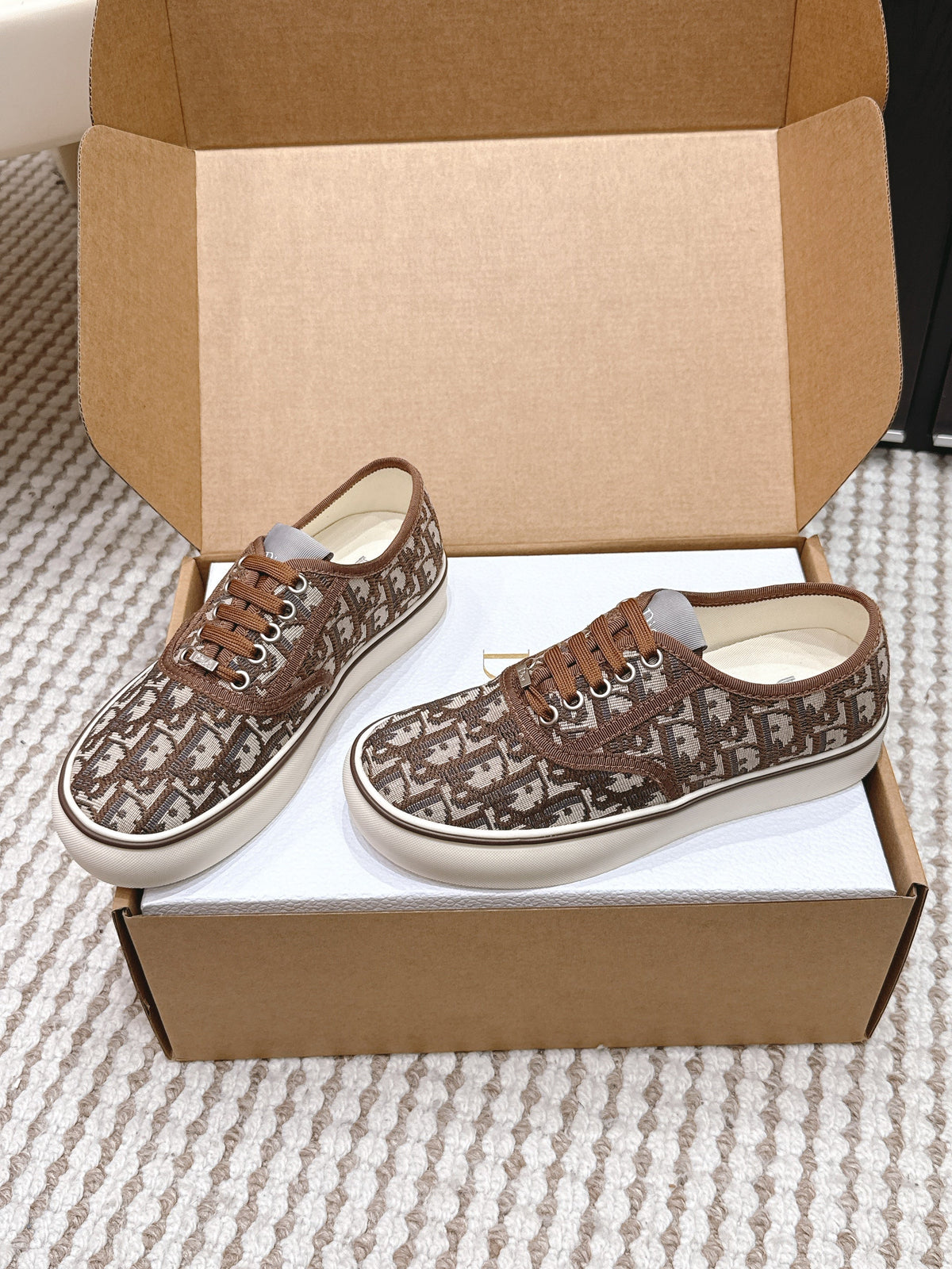 CD 26 Platform Sneaker Monogram Brown Canvas 632434