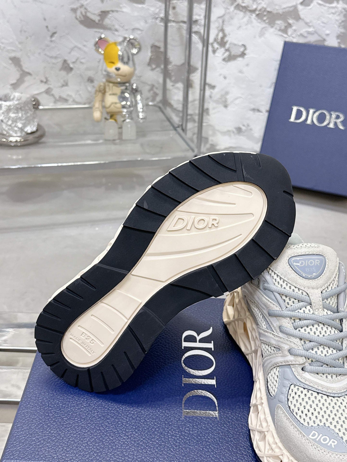 CD 26s Sneaker Grey Mesh Suede 905048