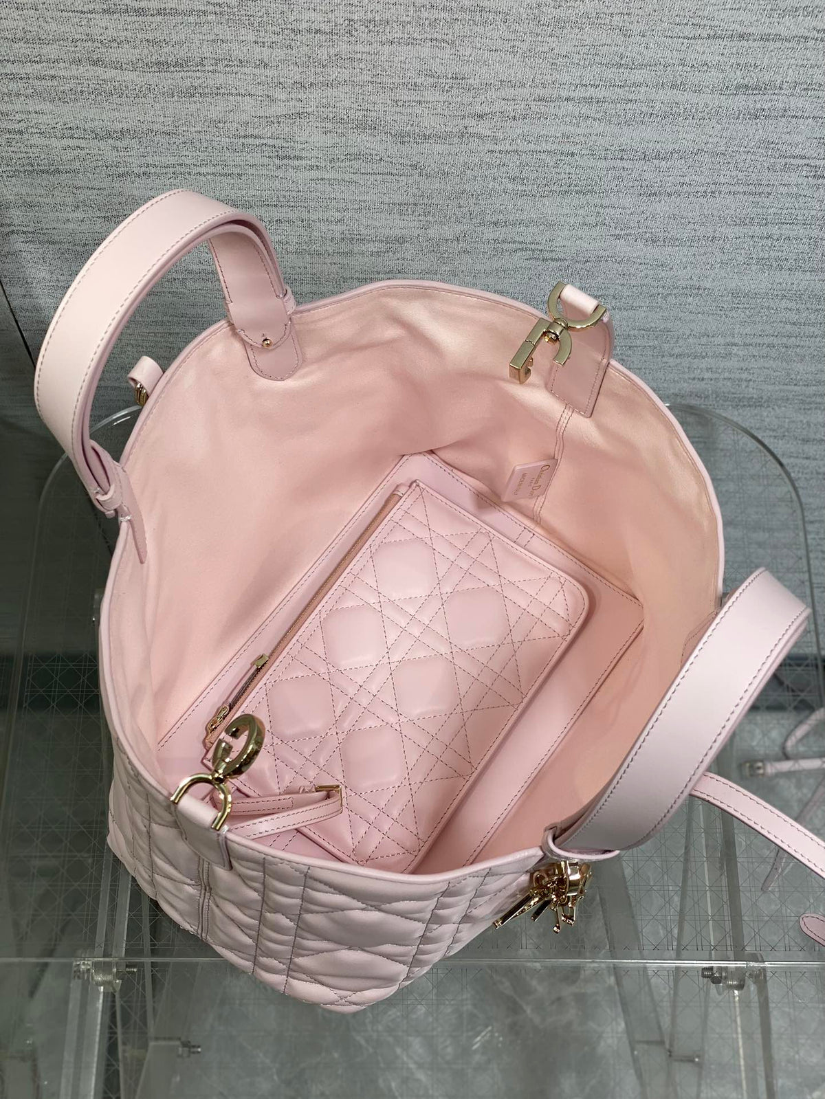 ALWAYS MEDIUM 28 BAG IN LIGHT PINK MACROCANNAGE CALFSKIN