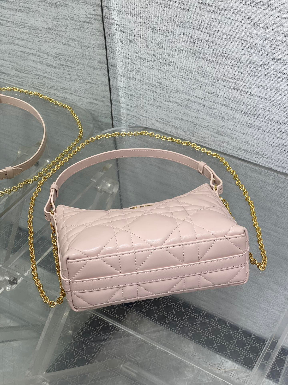 Dior 2025 Bag 19cm Pink Lambskin 272828