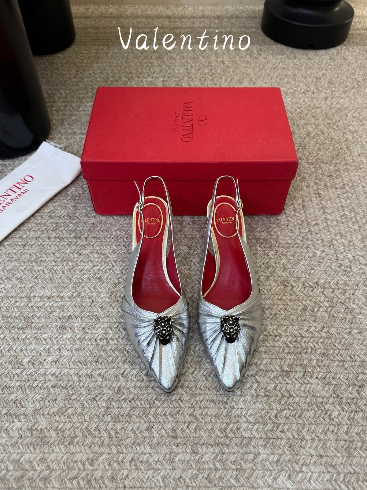 VT 26s Panthea Pumps 55mm Sliver Goatskin 104728