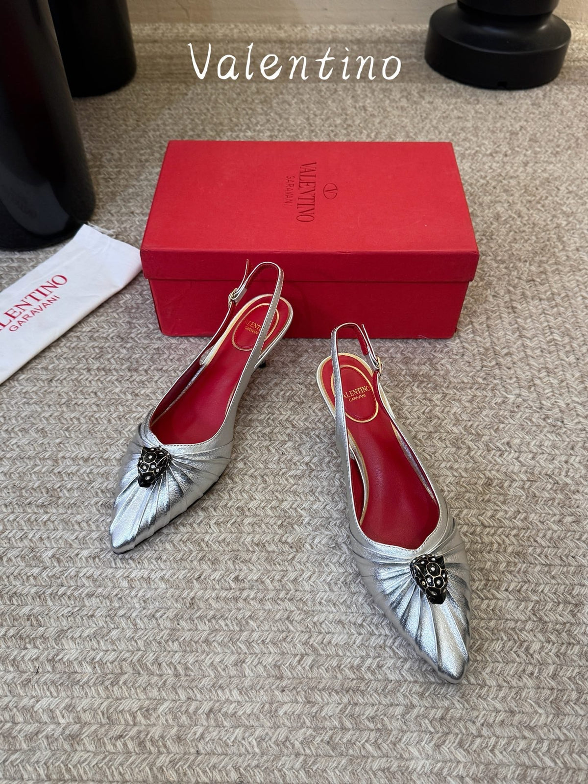 VT 26s Panthea Pumps 55mm Sliver Goatskin 104728