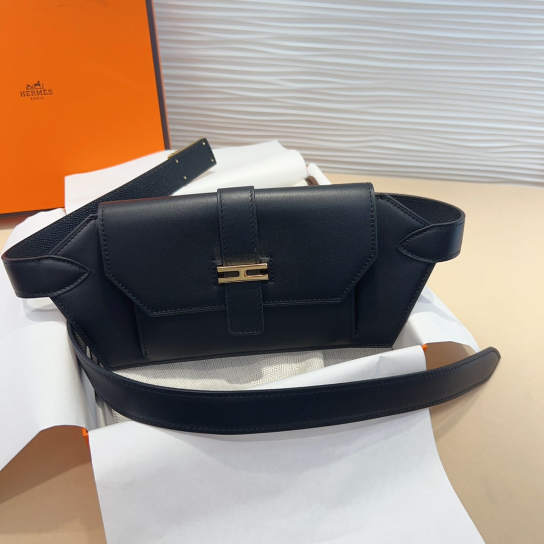 elan pocket 30 belt black bag
