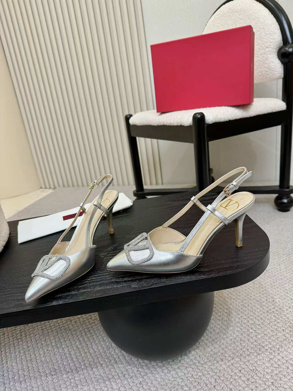 Valentino Slingback Pump High heels Sheepskin 239560