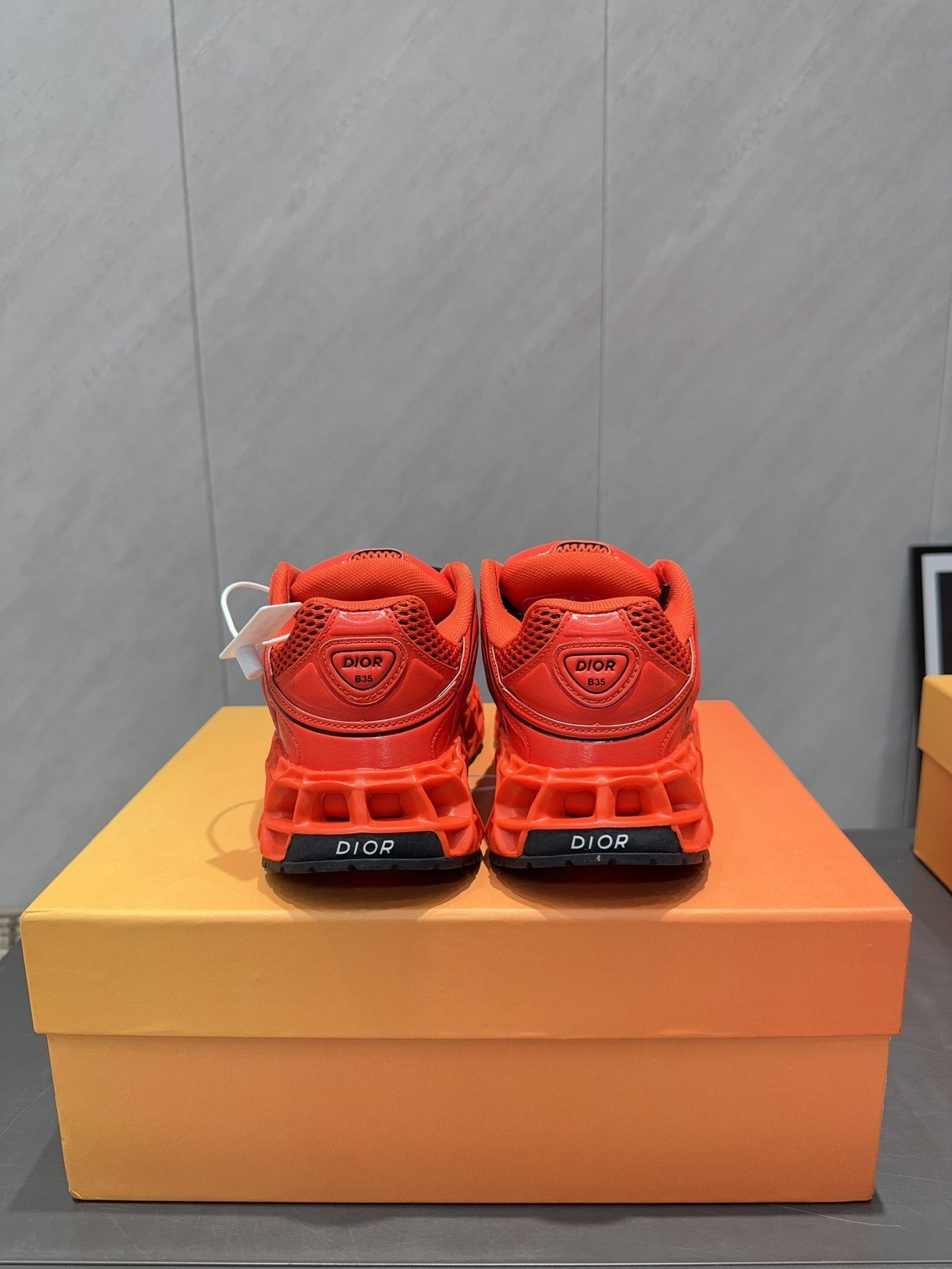 CD B35 NXXT Sneaker Red Rubber Mesh 614258