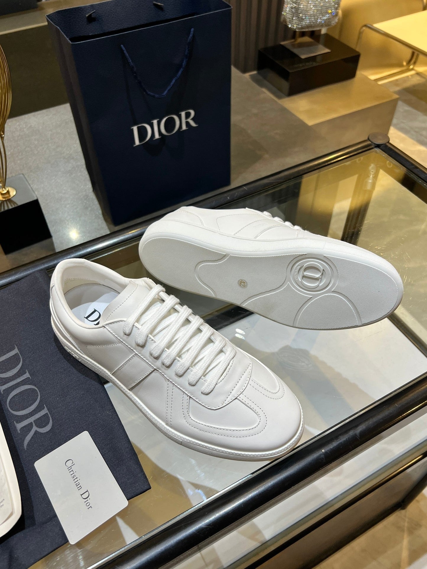 CD 26s B01 Matchpoint Sneaker White Calfskin 924613