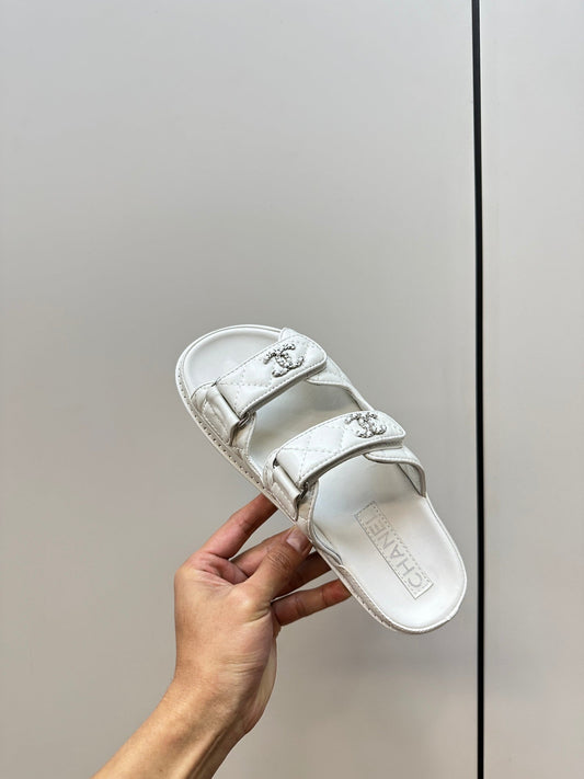 CC 26s Dad Sandal White Sheepskin 965033