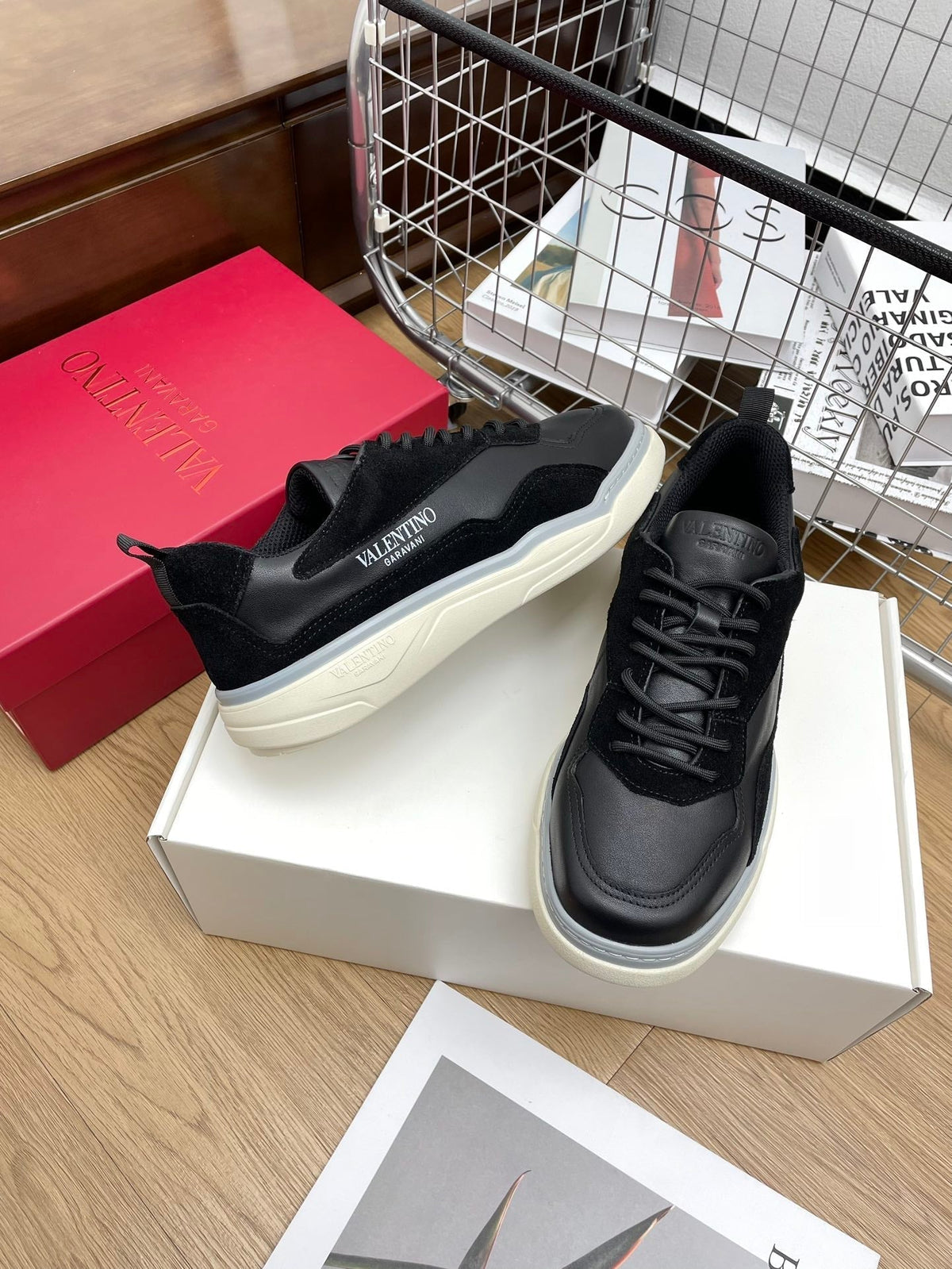 Gumboy Calfskin Sneaker Black 990115