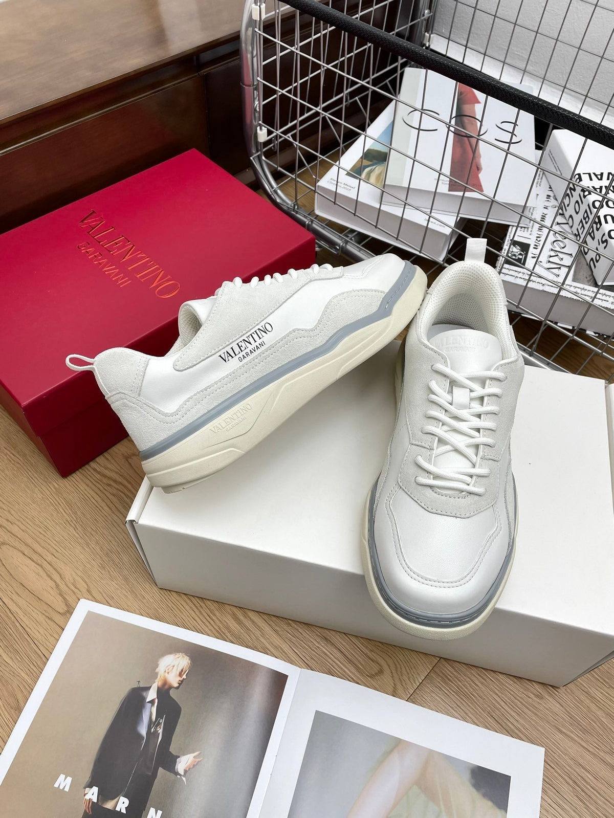 Gumboy Calfskin Sneaker White 990119