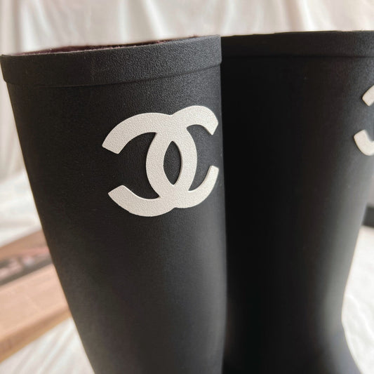 CC 26s Rain Boots Black Rubber 928092