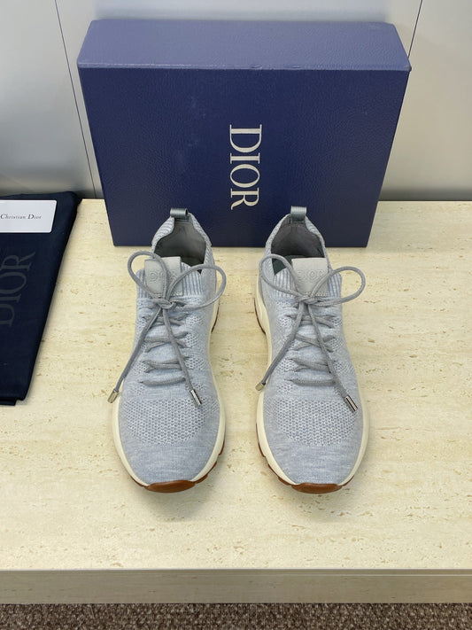 CD B80 Lounge Sneaker Gray Cannage Cashmere Wool 551443