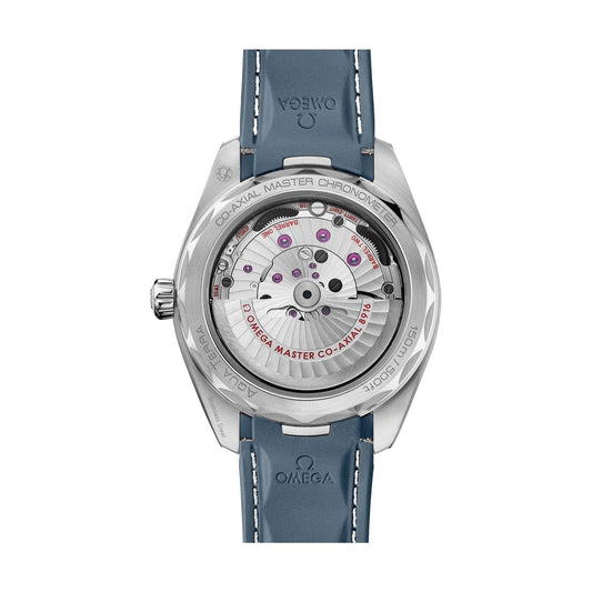 Seamaster Aqua Terra 150M Small Seconds 41mm - Blue on Rubber Strap