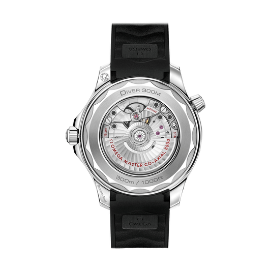 Seamaster Diver 300M 42mm - Black on Rubber Strap