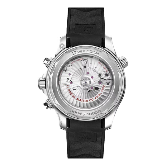 Seamaster Diver 300M Chronograph 44mm - Black on Rubber Strap