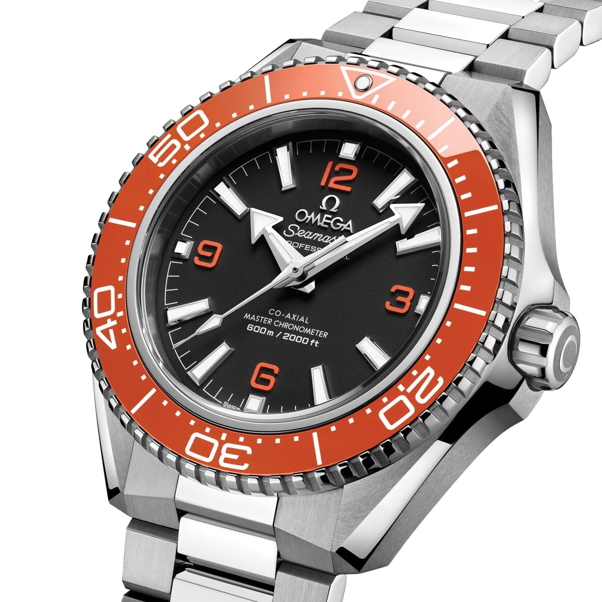 Seamaster Planet Ocean 600M 42mm - Black and Orange on Bracelet