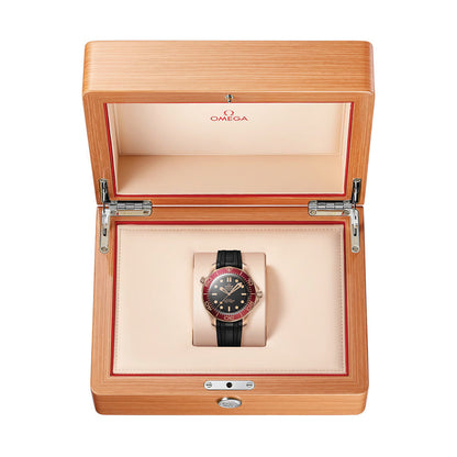 Seamaster Diver 300M Bronze Gold 42mm - Black on Rubber Strap