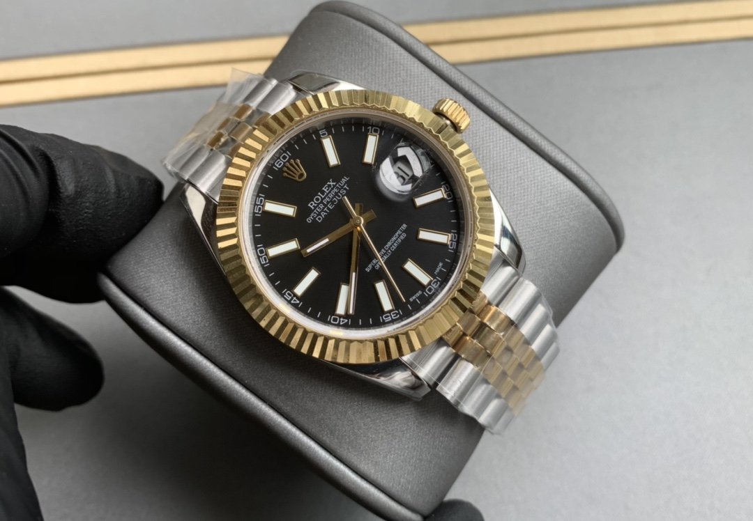 DATEJUST II 41MM TWO-TONE BLACK DIAL