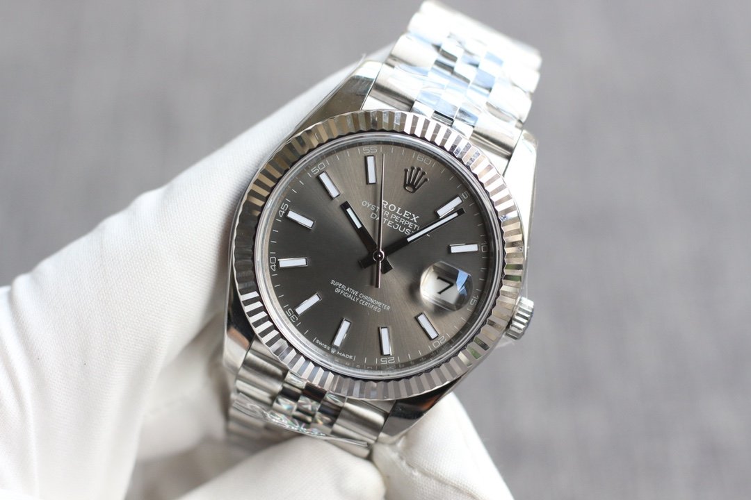 DATEJUST II 41 STAINLESS STEEL GREY DIAL