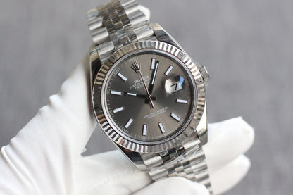 DATEJUST II 41 STAINLESS STEEL GREY DIAL