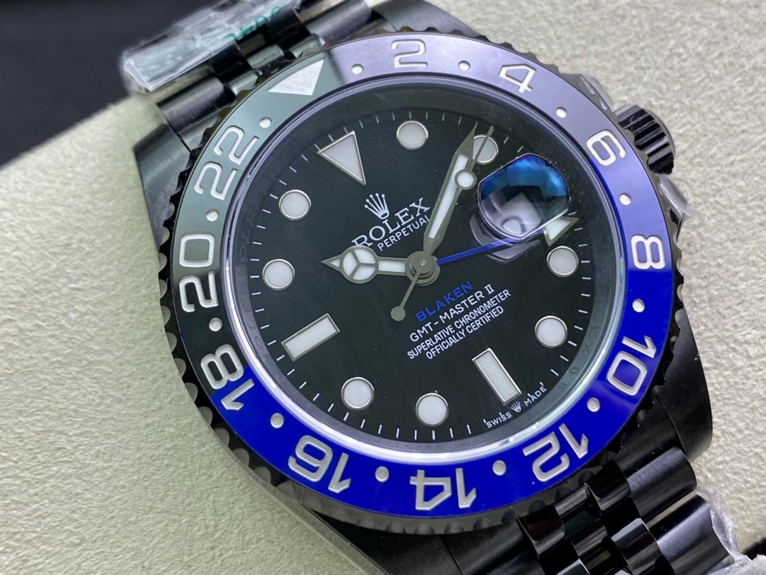 GMT-MASTER II BATMAN CUSTOM ALL BLACK