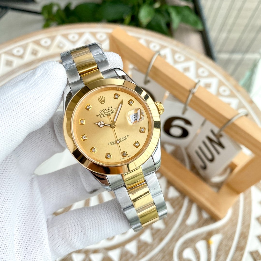 DATEJUST 41 SMOOTH DIAMOND NUMERALS