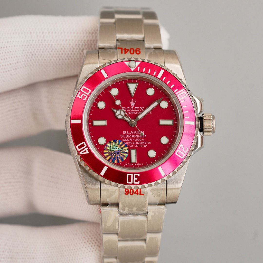 SUBMARINER 40 CUSTOM DARK PINK BEZEL
