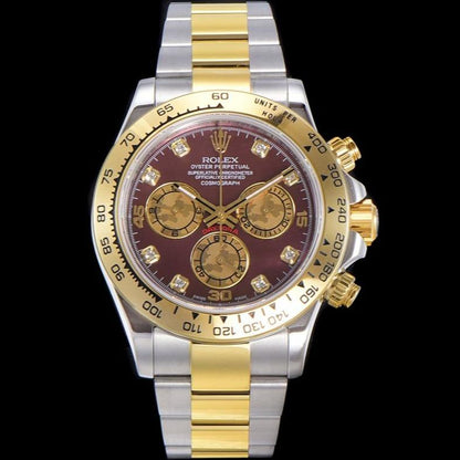 DAYTONA CUSTOM TWO-TONE RED PEARL DIAL