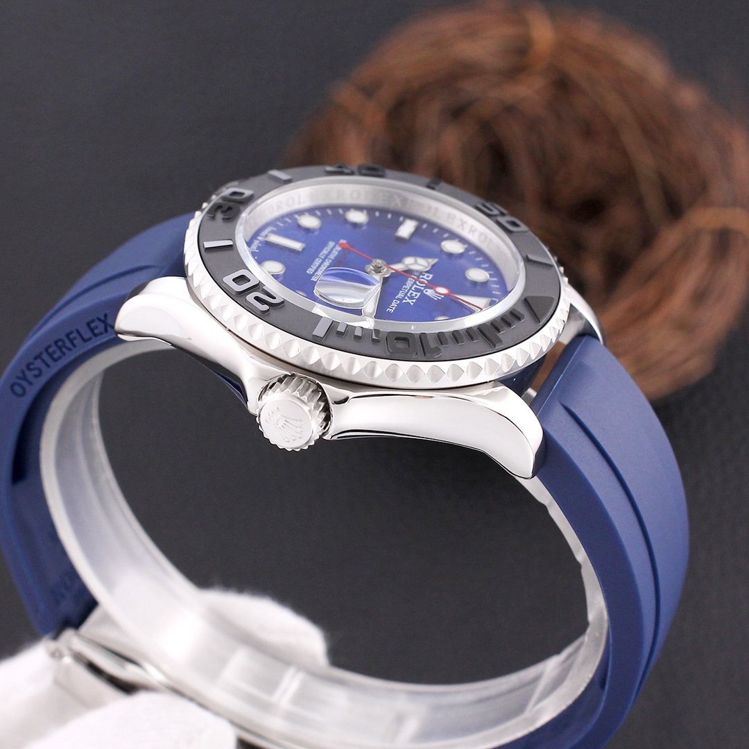 YACHT-MASTER STEEL CASE RUBBER STRAP