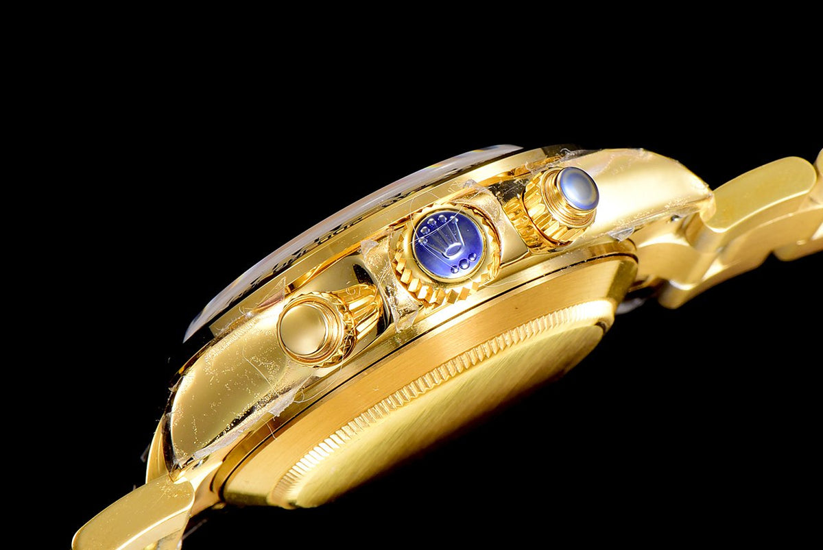 DAYTONA CUSTOM GOLD BLUE MOP DIAL