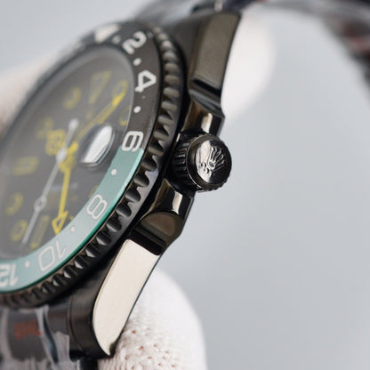 GMT-MASTER II CUSTOM GREEN BLACK BEZEL