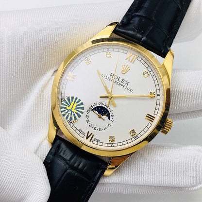 OYSTER PERPETUAL 41 MOONPHASE GOLD CASE