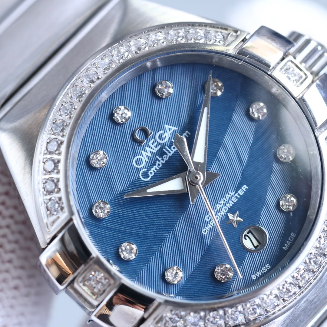 CONSTELLATION 27MM STEEL DIAMOND BEZEL