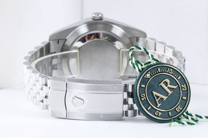 DATEJUST 41MM SILVER BLACK DIAL