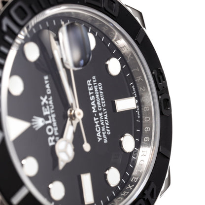 YACHT MASTER 42 STEEL CASE CERAMIC BEZEL