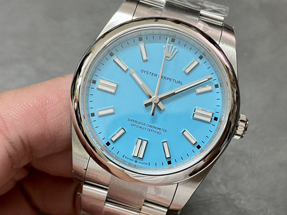 OYSTER PERPETUAL 41MM TURQUOISE BLUE DIAL