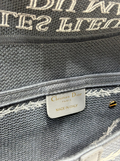 CD Saddle Bag 25.5cm Gray in Denim 288056